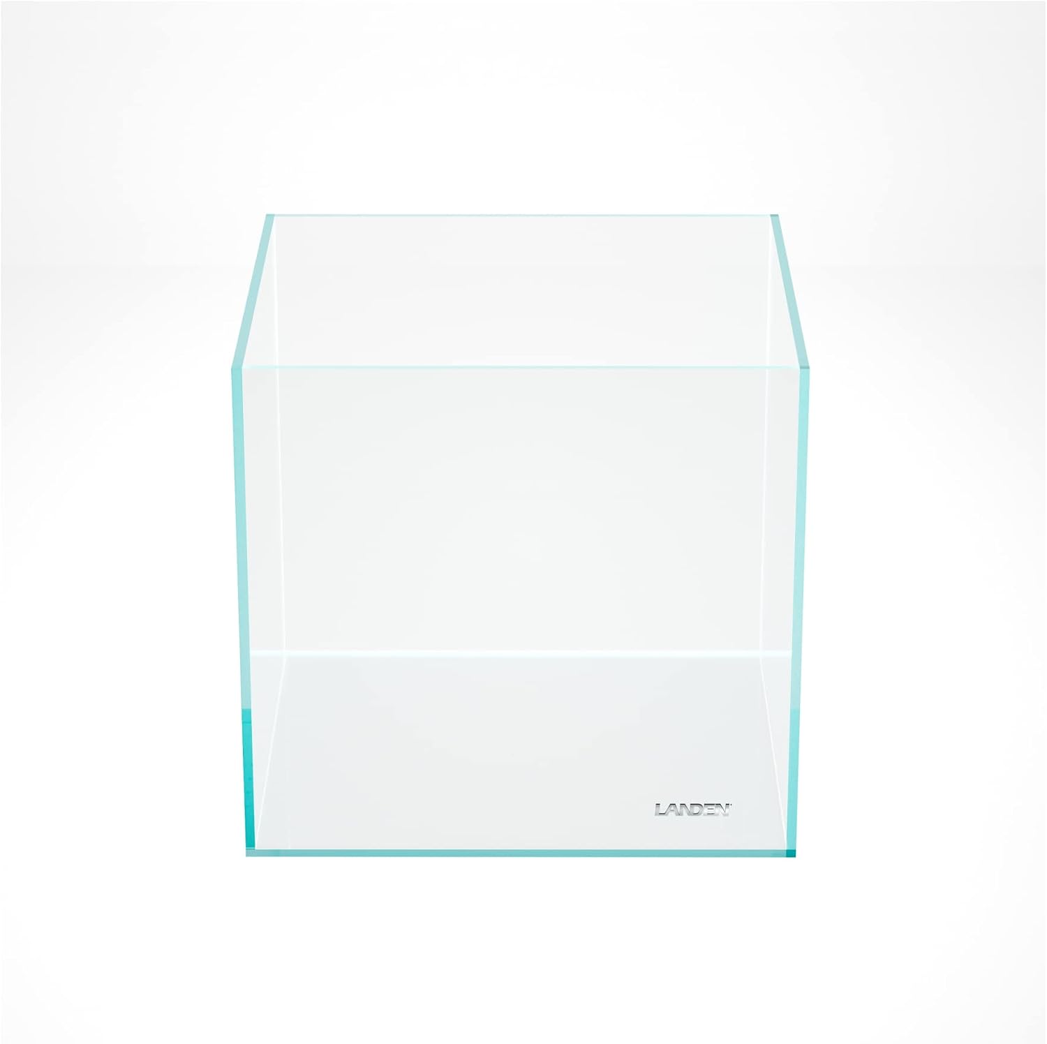 60P 16 Gallon Rimless Low Iron Aquarium Tank, 23.6" W × 11.8" D × 14.2" H (60cm x 30cm x 36cm) 6mm Thickness with Nano Foam Leveling Mat