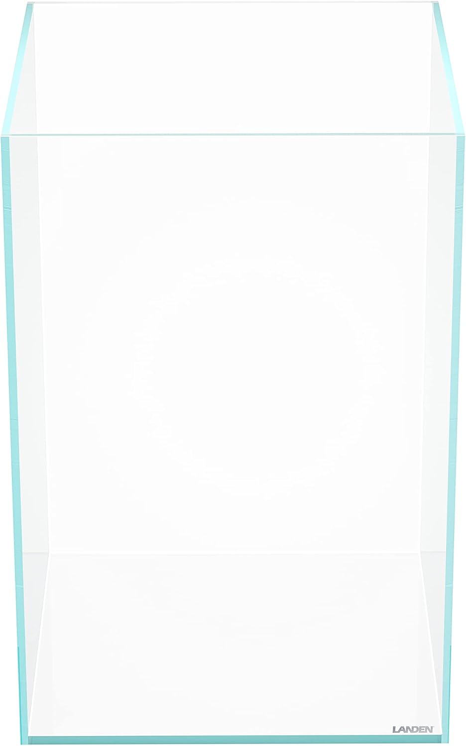60P 16 Gallon Rimless Low Iron Aquarium Tank, 23.6" W × 11.8" D × 14.2" H (60cm x 30cm x 36cm) 6mm Thickness with Nano Foam Leveling Mat