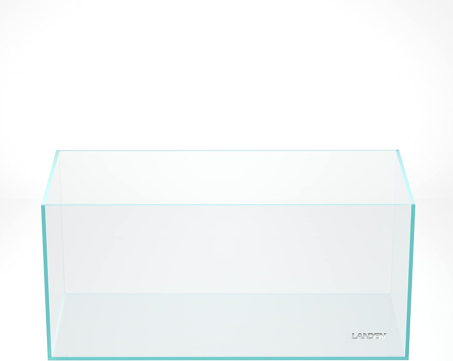 60P 16 Gallon Rimless Low Iron Aquarium Tank, 23.6" W × 11.8" D × 14.2" H (60cm x 30cm x 36cm) 6mm Thickness with Nano Foam Leveling Mat