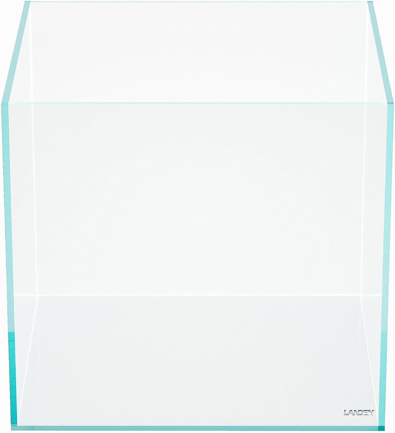 60P 16 Gallon Rimless Low Iron Aquarium Tank, 23.6" W × 11.8" D × 14.2" H (60cm x 30cm x 36cm) 6mm Thickness with Nano Foam Leveling Mat