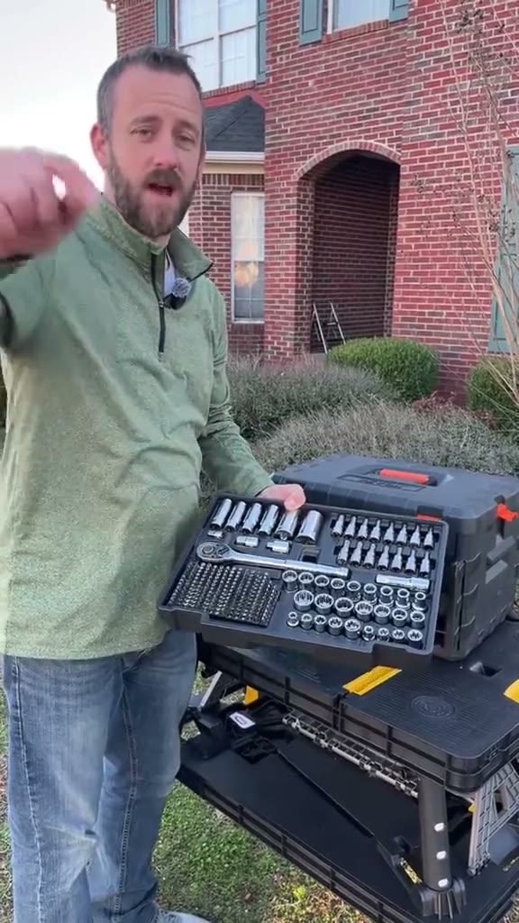 VEVOR 450-Piece SAE and Metric Mechanics Tool and Socket Set detail 3
