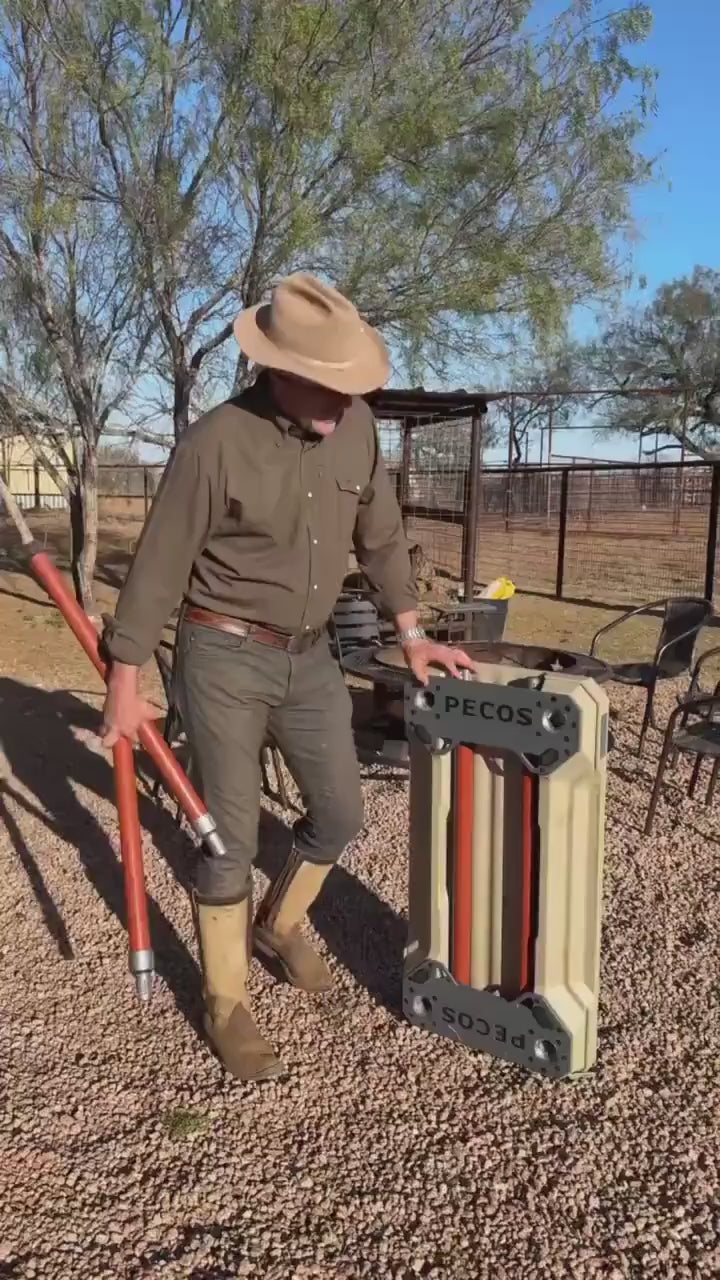 PECOS Outdoor Camping Table with Modular Attachments demonstration